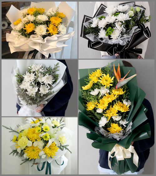 海南海口市龙华区龙桥镇道贡村白事花束代送